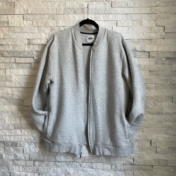 Men's XL Textured Bomber Jacket - Picture 5 of 5